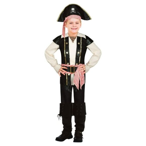 Buckling Buccaneer Pirate Boys Dress Up Costume ,  NWT - Picture 1 of 16